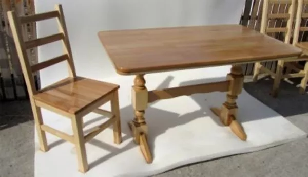 Столы деревянные для кафе 120х75