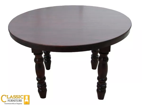 Деревянный круглый стол 3
