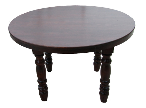 Дерев'яний круглий стіл 2